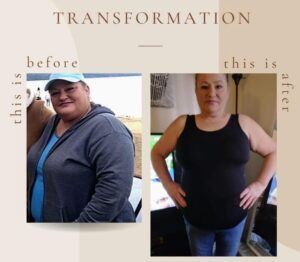 before and after tranformation