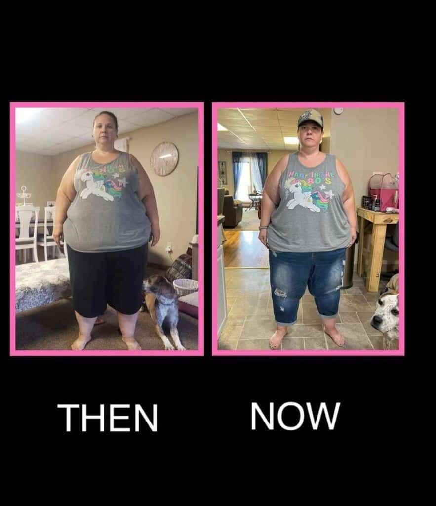 Before and after results from using Tranont products