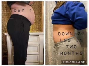 Before and after results from using Tranont products