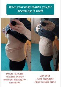 before and after using Tranont products