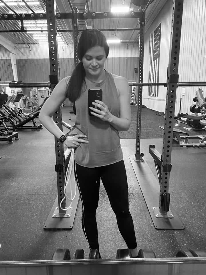 photo of lady at the gym