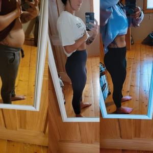 before and after photo from using Enrich enzymes