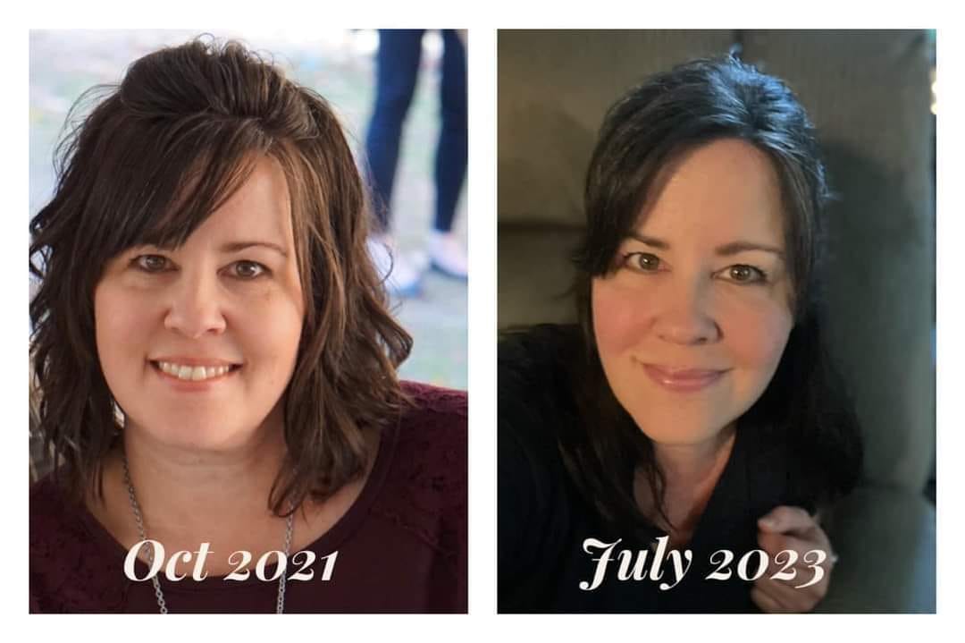 before and after weightloss from Tranont products