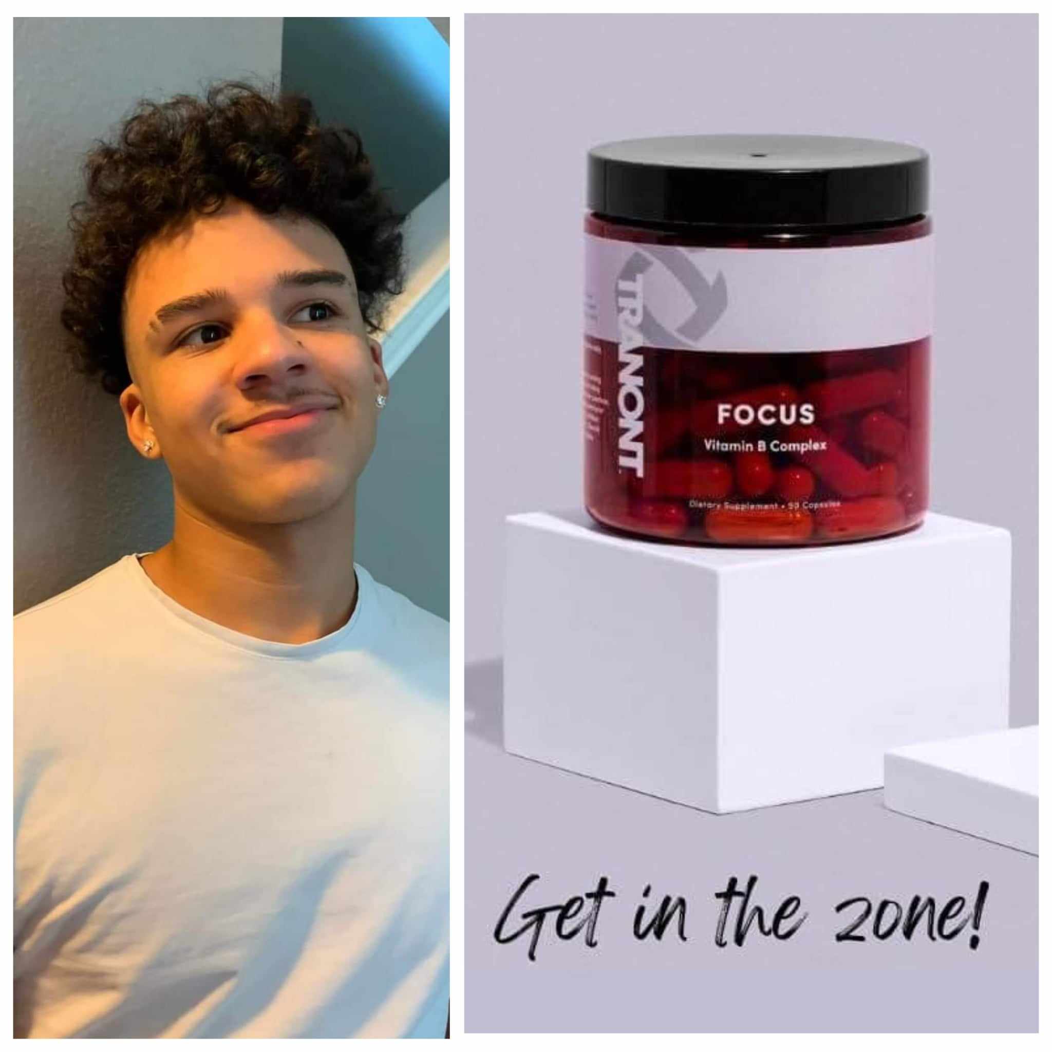 photo of a young man and Enrich