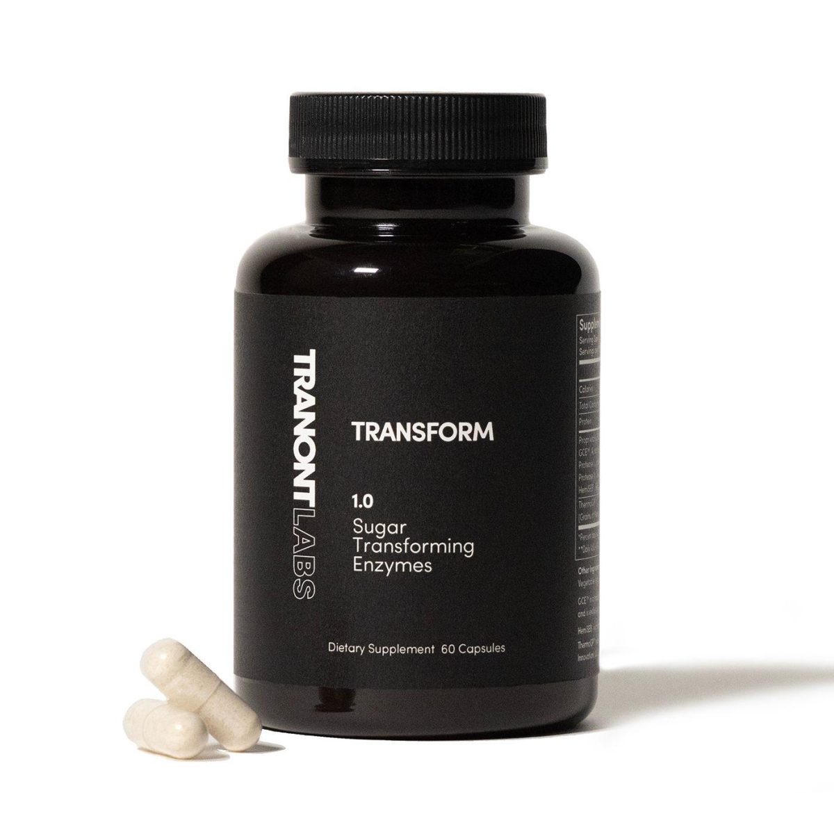 Tranont transform sugar transforming enzymes product bottle